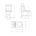 Унітаз-компакт Qtap Robin Ultra Quiet безободковий з сидінням Soft-close QT13226089AW