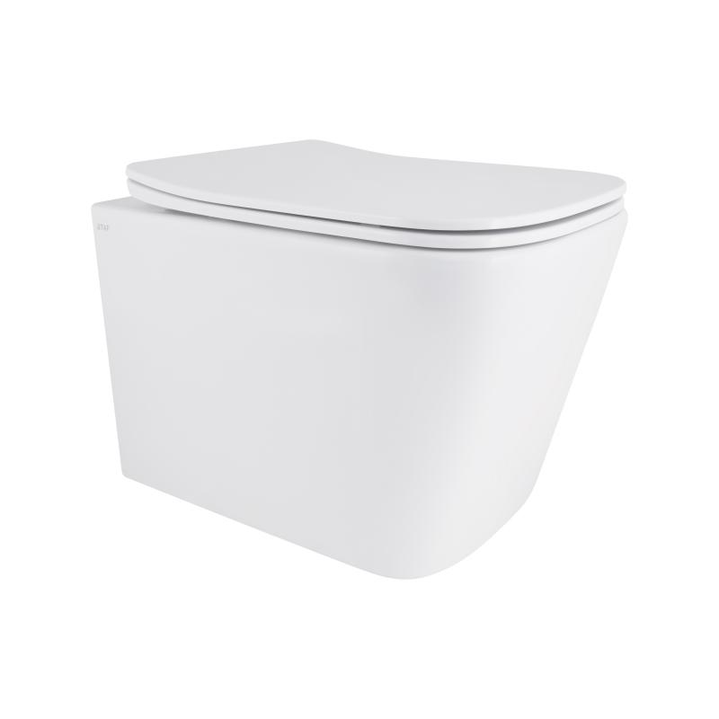 Унітаз підвісний Qtap Tern із сидінням Soft-close QT17332303ASW