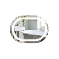 Дзеркало Qtap Gemini 500х700 з LED-підсвічуванням Touch, з антизапотіванням, з димером, рег. темп. кольору (3000-6500K) QT2578R5070