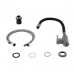 Змішувач для кухні Lidz Aria 015F3 (k35) з гнучким виливом LDARI015F3BGRP49564 Graphite/Black