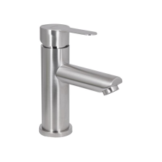 Змішувач для раковини Brinex Pure 001F низький  Nickel BRIPUR001FNKL