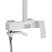 Душова система універсальна Qtap Swan Cascada на три споживачі (з виливом) QTSWA111CRW45570 Chrome/White