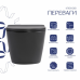 Унітаз підвісний Qtap Robin Ultra Quiet 520×365×340 мм, Anthracite, з сидінням Slim Duroplast / Soft-close / Quick Release QTROB26AN48995