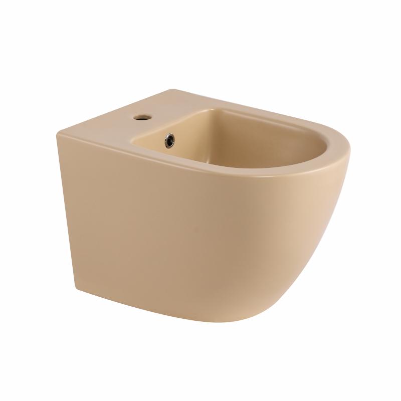 Біде підвісне Qtap Robin 515x370x350 мм, Beige QT13551381GSB