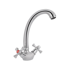 Змішувач для кухні Lidz Lamb 273F двохвентильний LDLAM273FCRM21890 Chrome
