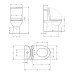 Унітаз підлоговий Qtap Robin New Ultra Quiet безобідковий з сидінням Soft-close WHITE QT13226083AW
