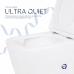 Унітаз підвісний Qtap Crow Ultra Quiet безобідковий з сідінням Soft-close QT05335170W