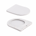 Унітаз підвісний Robin Ultra Quiet 490×365×325 мм, Marble, з сидінням Slim Duroplast / Soft-close / Quick Release QT13332381АSMR Qtap