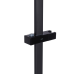 Душова стійка з тримачем універсальна Qtap Lepit 705 мм прямокутна QTLEP82103NB Black Matt