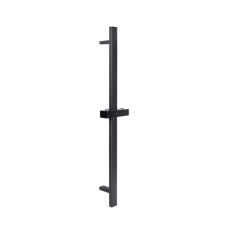 Душова стійка з тримачем універсальна Qtap Lepit 705 мм прямокутна QTLEP82103NB Black Matt