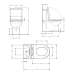 Унітаз-компакт Qtap Scorpio безободковий Ultra Quiet з сидінням Soft-close QT14226088AW