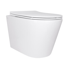 Унітаз підвісний Qtap Scorpio безободковий Ultra Quiet з сидінням Soft-close QT14332380AW