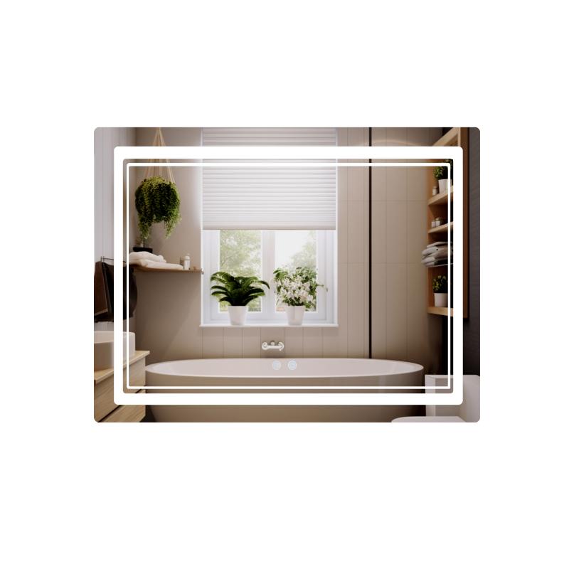 Дзеркало Qtap Cardinal (CA2) 1000х800 з LED-підсвічуванням Touch, з антизапотіванням, з димером, рег. темп. кольору (3000-6500K) QT0478C1008048455 Дзеркало Qtap Cardinal (CA2) 1000х800 з LED-підсвічуванням Touch, з антизапотіванням, з димером, рег. темп. кольору (3000-6500K) QT0478C1008048455