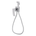Набор для гігієнічного душу Qtap Swan Cascada прямокутний QTSWA262CRM45567 Chrome