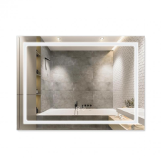 Дзеркало Qtap Mideya (DC-F904) 800х600 з LED-підсвічуванням Touch, з димером QT2078F904W