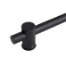 Душова стійка з тримачем універсальна Qtap Lepit 665 мм округла QTLEP82103OB Black Matt Душова стійка з тримачем універсальна Qtap Lepit 665 мм округла QTLEP82103OB Black Matt