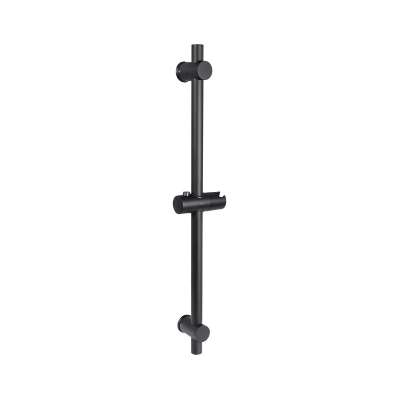 Душова стійка з тримачем універсальна Qtap Lepit 665 мм округла QTLEP82103OB Black Matt Душова стійка з тримачем універсальна Qtap Lepit 665 мм округла QTLEP82103OB Black Matt