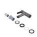 Змішувач для раковини Brinex Pure 001F низький  Gunmetal Black BRIPUR001FGRP
