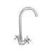 Змішувач для кухні Lidz Lamb 278F двохвентильний LDLAM278FCRM35071 Chrome