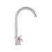 Змішувач для кухні Lidz Lamb 278F двохвентильний LDLAM278FCRM35071 Chrome
