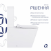 Унітаз-компакт Qtap Crow безобідковий з сідінням Soft-close QT05222170W