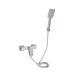 Змішувач для душу Lidz Kubis 010 (з душовим гарнітуром) (k35) LDKUB010NKS28535 Nickel