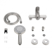Змішувач для душу Lidz Luna 010 (k35) LDLUN010NKS49191 Nickel Змішувач для душу Lidz Luna 010 (k35) LDLUN010NKS49191 Nickel