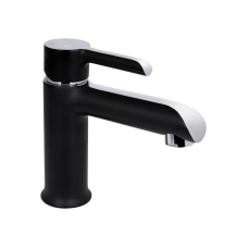 Змішувач для раковини Qtap Grand QTGRABCR001F Chrome/Black