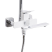 Душова система універсальна Qtap Presto на три споживачі (з виливом) QTPRE111CRW45580 Chrome/White
