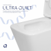 Унітаз підлоговий Qtap Crow Eco Ultra Quiet безобідковий з сідінням Soft-close QTCRO27W51030