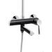 Душова система універсальна Qtap Grand на три споживачі (з виливом) QTGRABCR1004 Chrome/Black