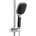 Душова система універсальна Qtap Grand на три споживачі (з виливом) QTGRABCR1004 Chrome/Black