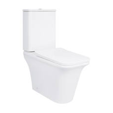 Унітаз-компакт Qtap Kalao безобідковий з сідінням Soft-close QT08221213AW