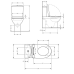 Унітаз підлоговий Qtap Swan Ultra Quiet з сидінням Soft-close 640x360x835 мм QT16222182TW White