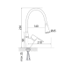 Змішувач для кухні Lidz Tani 007F3 з гнучким виливом (k40) LDTAN007F3BCR37649 Chrome/Black Змішувач для кухні Lidz Tani 007F3 з гнучким виливом (k40) LDTAN007F3BCR37649 Chrome/Black