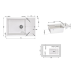 Кухонна мийка Lidz 781x510/200 STO-10 (LIDZSTO10781510200)