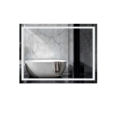 Дзеркало Qtap Mideya (DC-F613) 700х500 з LED-підсвічуванням Touch, з антизапотіванням, димером QT2078NCF7050W