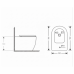 Біде підлогове Qtap Jay 560х360х410 мм, White QT07443375W Біде підлогове Qtap Jay 560х360х410 мм, White QT07443375W