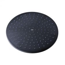 Лійка для верхнього душу Qtap Hlavova 230 мм округла QTHLAVA228O1ZBB Black Matt