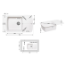 Кухонна мийка Lidz 770x490/200 WHI-01 (LIDZWHI01770490200)