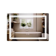 Дзеркало Qtap Cardinal (CA2) 800х600 з LED-підсвічуванням Touch, з антизапотіванням, з димером, рег. темп. кольору (3000-6500K) QT0478C806048457