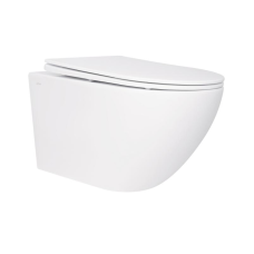 Унітаз підвісний Qtap Jay безобідковий з сідінням Soft-close QT07335176W
