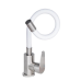 Змішувач для кухні Lidz Vida 015F3 з гнучким виливом (k35) LDVID015F3WHI43357 White / Nickel
