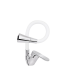 Змішувач для кухні Lidz Tani 008F3 з гнучким виливом (k40) LDTAN008F3WCR37037 Chrome/White