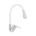 Змішувач для кухні Lidz Tani 008F3 з гнучким виливом (k40) LDTAN008F3WCR37037 Chrome/White