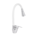 Змішувач для кухні Lidz Tani 008F3 з гнучким виливом (k40) LDTAN008F3WCR37037 Chrome/White