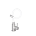 Змішувач для кухні Lidz Aria 015F3 з гнучким виливом (k35) LDARI015F3WHI43362 White / Nickel