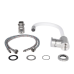 Змішувач для кухні Lidz Aria 015F3 з гнучким виливом (k35) LDARI015F3WHI43362 White / Nickel