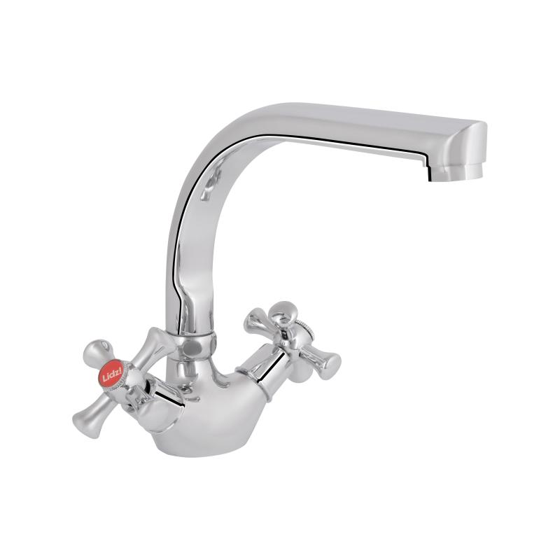 Змішувач для кухні Lidz Lamb 276F двохвентильний LDLAM276FCRM22019 Chrome Змішувач для кухні Lidz Lamb 276F двохвентильний LDLAM276FCRM22019 Chrome
