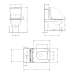 Унітаз підлоговий Qtap Tern Ultra Quiet безобідковий з сидінням Soft-Close QT17226003AW White